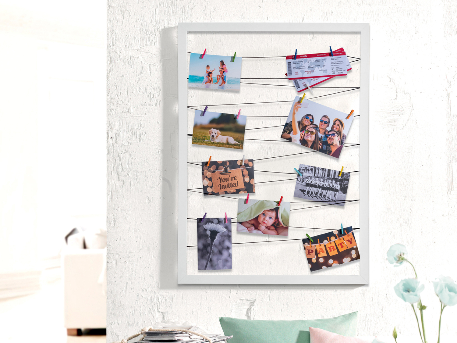 Cornice portafoto multipla o lavagnetta portafoto Livarno, prezzo 11.99 € ...