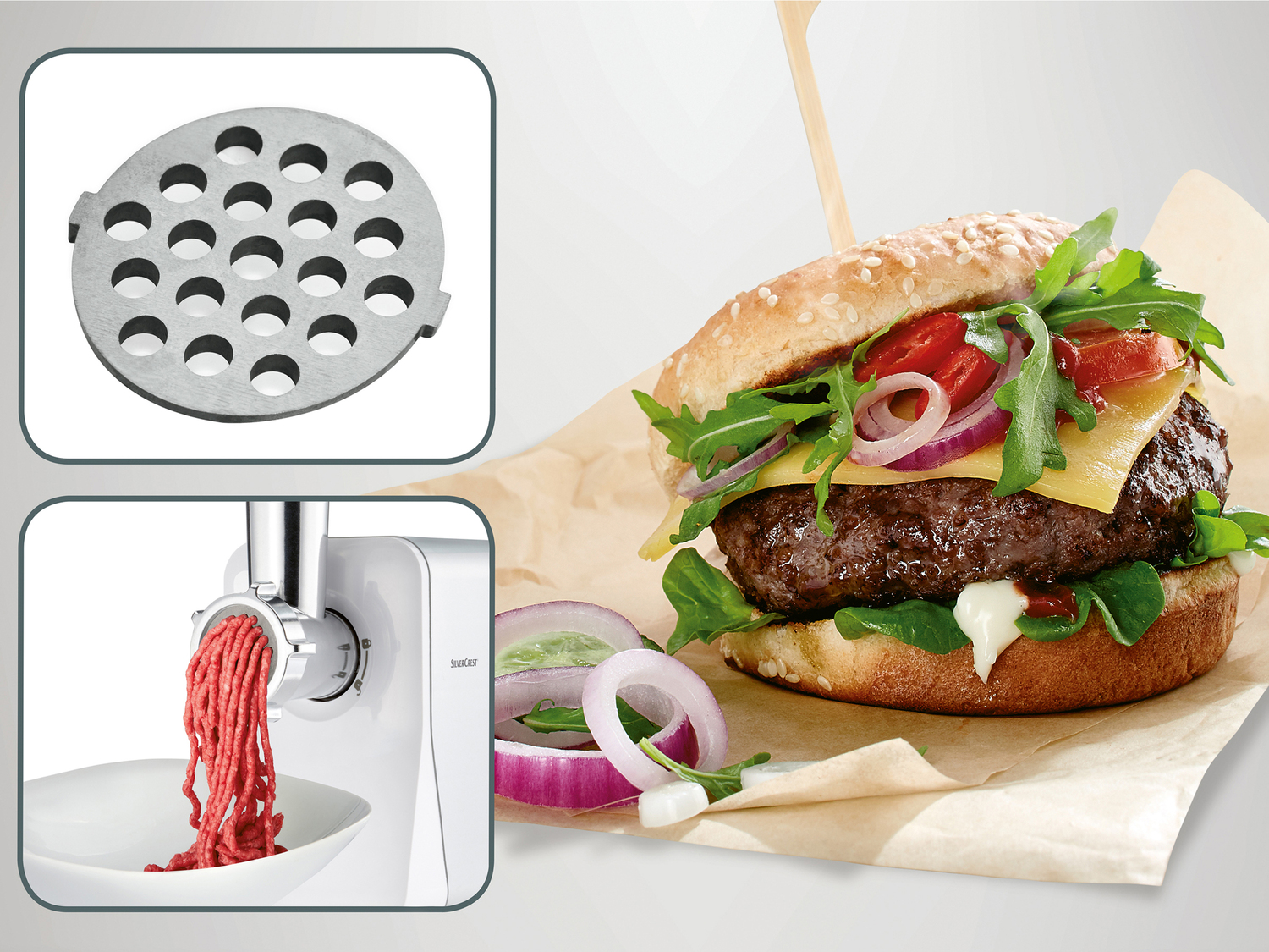 Tritacarne / passapomodoro elettrico Silvercrest Kitchen Tools, prezzo 49.00 € ...