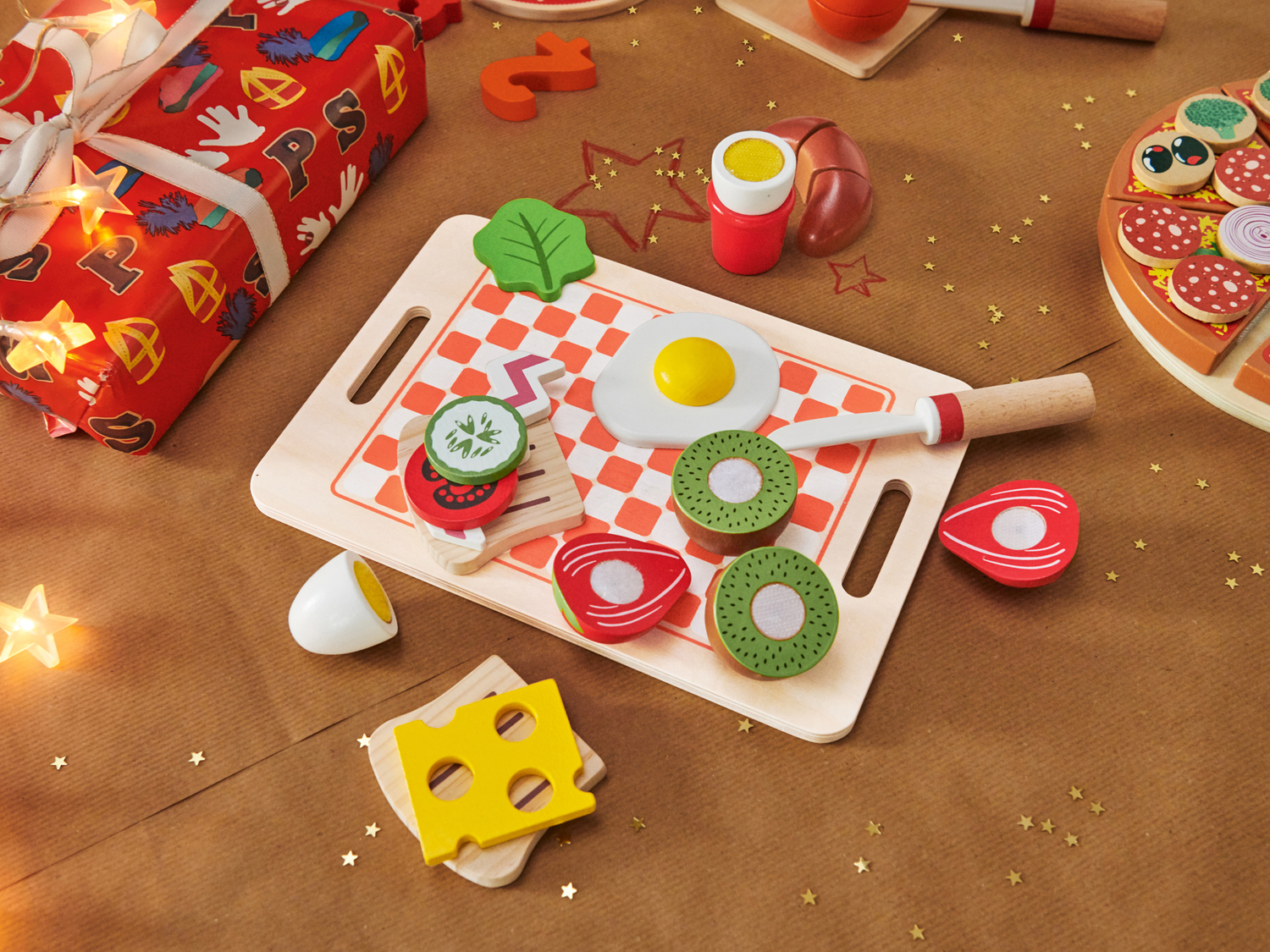Set alimenti giocattolo in legno , le prix 4.99 €
- Età consigliata: ...