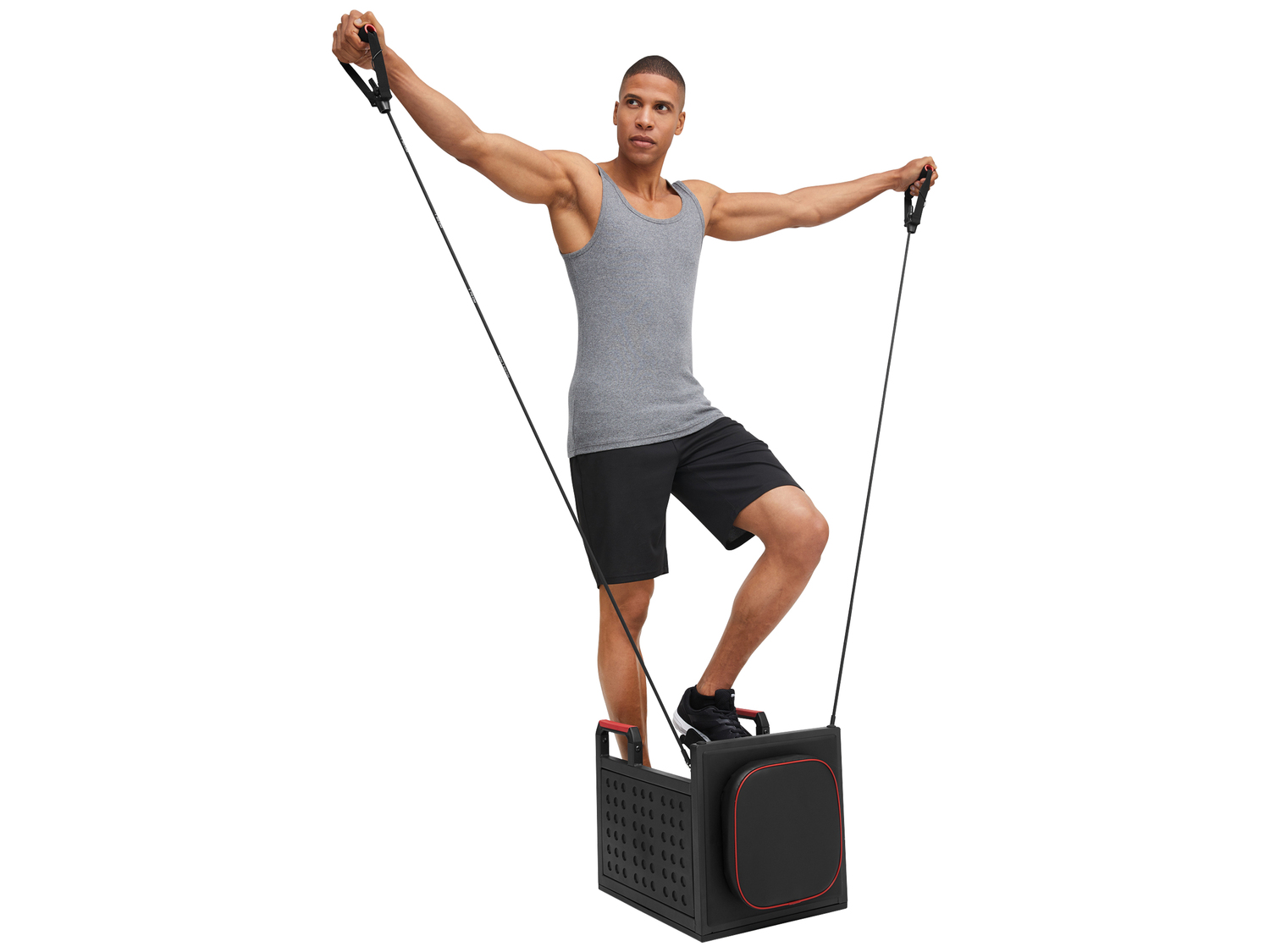 Attrezzo fitness multifunzione Crivit, prezzo 99.00 €
- Con due maniglie rivestite ...