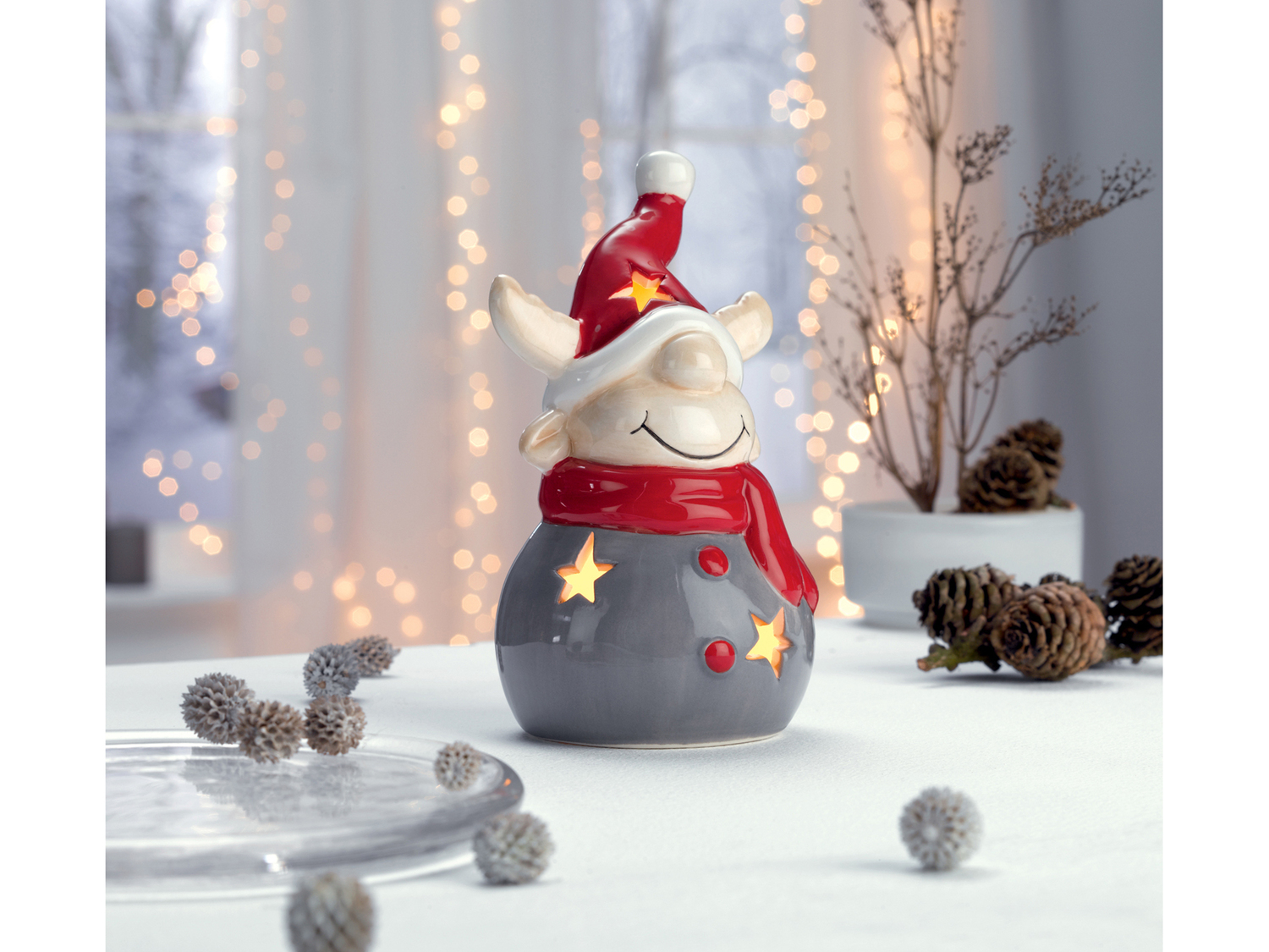 Figura natalizia a LED Melinera, prezzo 4.99 €
- In ceramica
- Luce bianca ...