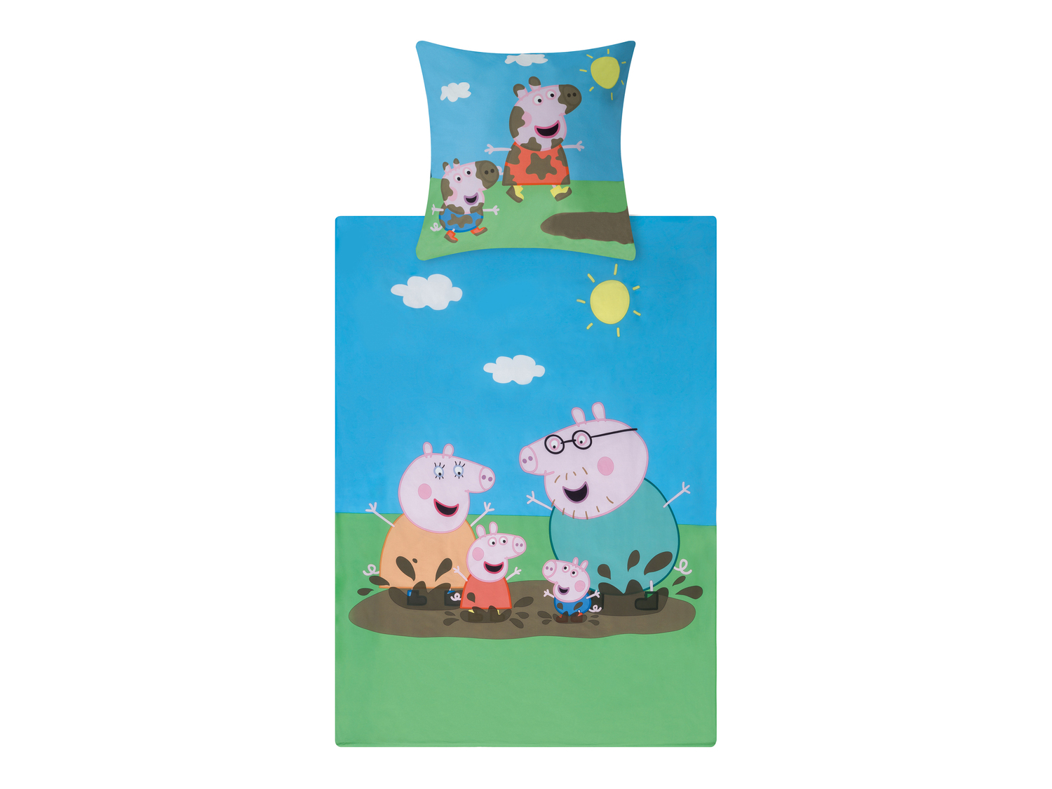 Set copripiumino singolo Miraculous, Star Wars, Frozen 2, Paw Patrol, Peppa Pig ...