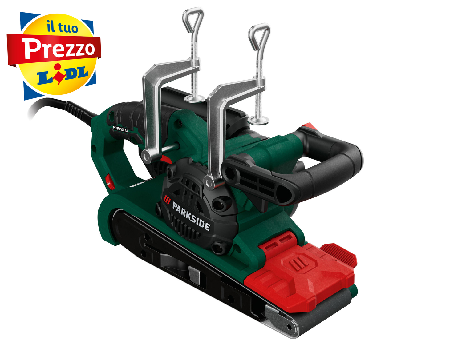 Levigatrice a nastro Parkside, prezzo 39.99 &#8364; 
- Interruttore ON/OFF con ...