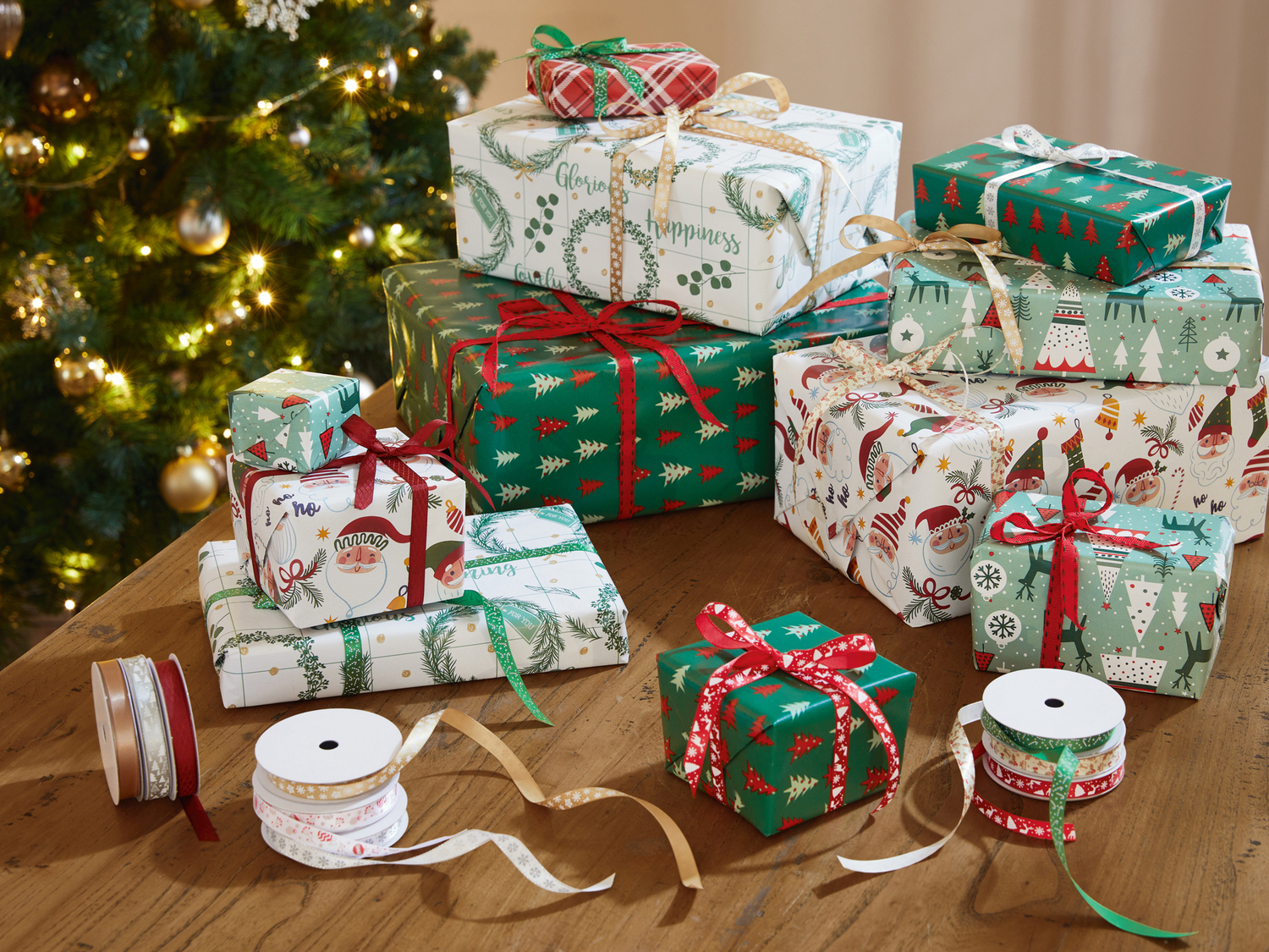 Nastro per pacchi regalo 5 m Crelando, prezzo 1.99 &#8364;  
3 pezzi
Caratteristiche