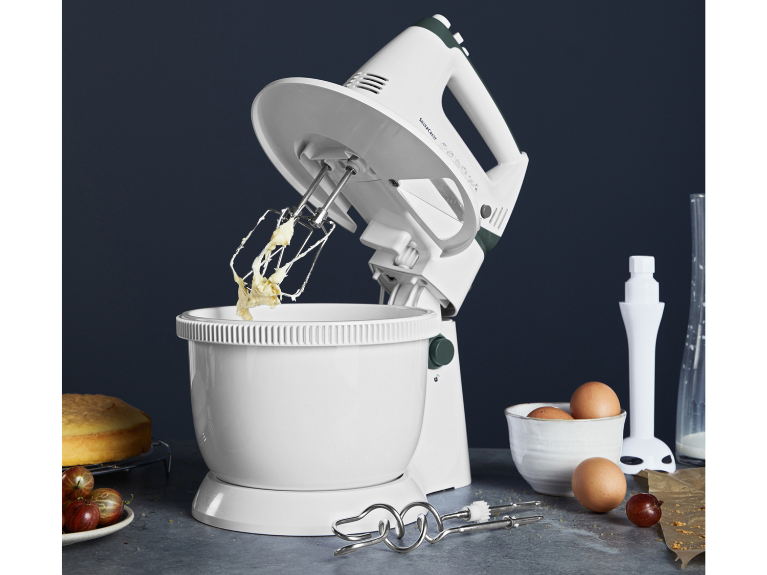 Sbattitore multifunzione con ciotola Silvercrest Kitchen Tools, le prix 24.99 € ...