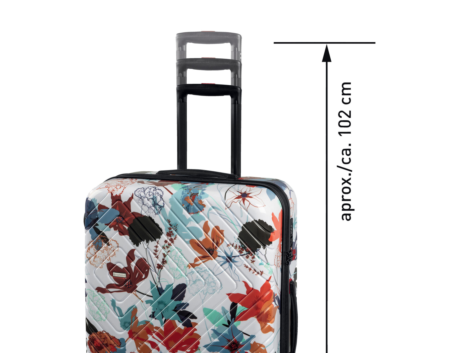 Trolley da viaggio in policarbonato Top move, prezzo 59.00 € 
69 L floreale 
- ...