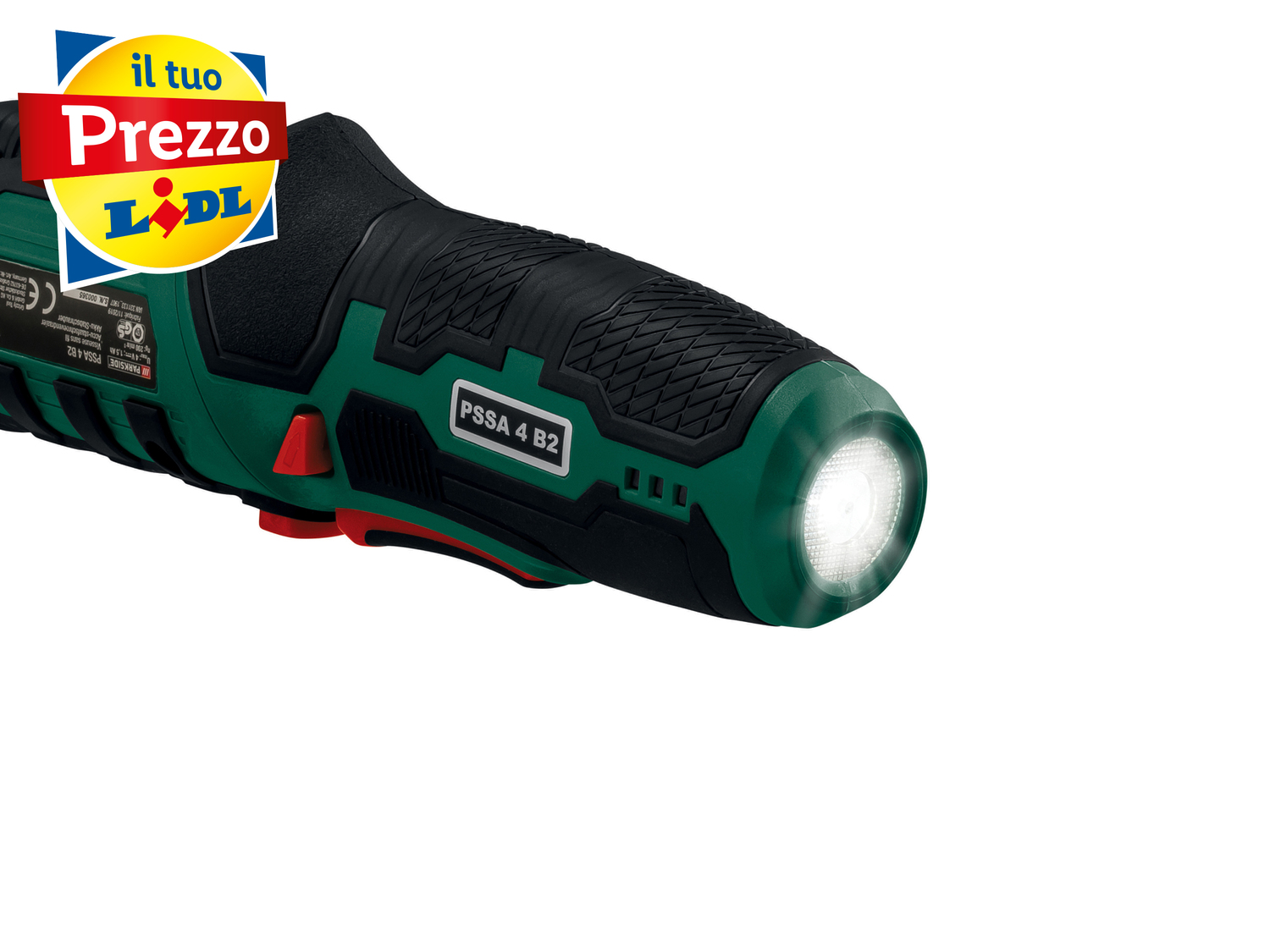Avvitatore ricaricabile con impugnatura girevole Parkside PSSA 4 B2, prezzo 14.99 ...