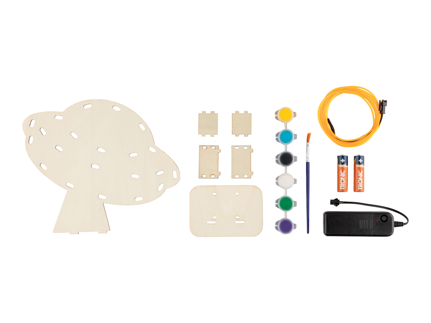 Set per bricolage con LED Crelando, prezzo 6.99 €
9 pezzi
- Età: ...